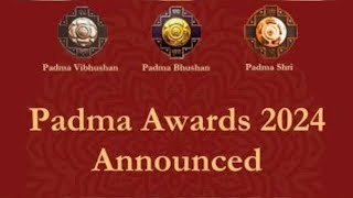 padma awards 2024 full list padmaawards [upl. by Ahsetra]