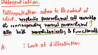 Differentiation amp Anaplasia BN  Pathology  Pathology Short Video [upl. by Prebo]