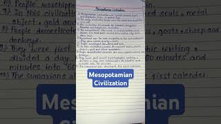 Mesopotamian Civilization mesopotamiancivilization mintossmood [upl. by Vilberg]