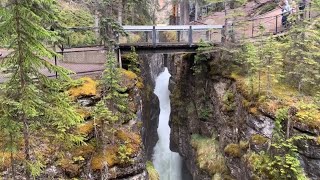 Maligne Canyon Loop Hike and Maligne Lake  Jasper National Park Alberta [upl. by Ynattib41]