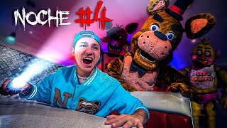 ¡¡JUGAMOS FIVE NIGHTS AT FREDDY´S EN VIDA REAL  Noche 4 [upl. by Inol614]