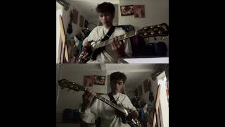 dyosa by skusta clee guitar harmonized guitarsolo [upl. by Aitekram]