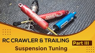 RC Crawler Shocks Tuning Part III [upl. by Christyna]