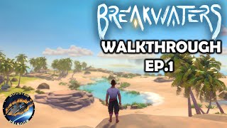 FRESH START In This AWESOME SURVIVAL GAME  EP1 NEW Breakwaters Early Access WALKTHROUGH Gameplay [upl. by Connett142]