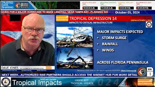 20241005 Tropical Update TD14 SISE EXPECTED TO BE MILTON [upl. by Ellan]