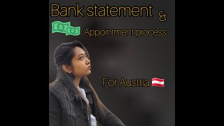 Bank statement and appointment process for Austria  austria bankstatement 2024 vienna [upl. by Isaac]