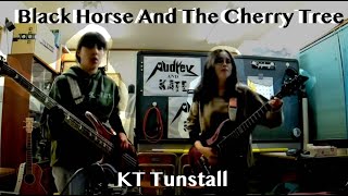 KT Tunstall  Black Horse And The Cherry Tree guitar and bass cover KTタンストール [upl. by Whittaker413]