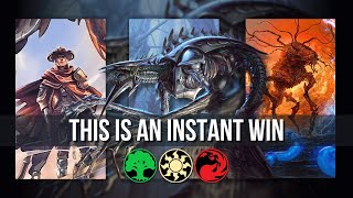 Unreal combo locks opponents out of game  Standard ranked MTG Arena [upl. by Anahsak]