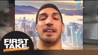 First Take reacts to Enes Kanter recruiting LeBron James to Knicks  First Take  ESPN [upl. by Sul]