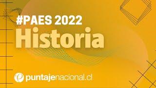 PAES 2022  Historia  Pregunta 21 [upl. by Auqinimod]