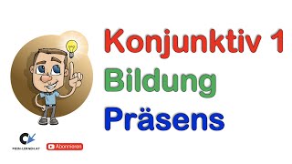 Konjunktiv 1 Präsens Gegenwart Bildung [upl. by Lajes]