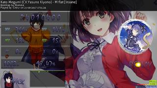 osu Kato Megumi CVYasuno Kiyono  M flat Insane 9847 [upl. by Eileen]