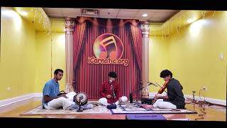 iCarnatic 2024  Aditya AnandanSudarshan PrasannaManaas Sanjay Concert [upl. by Noryk]