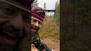 First update from Peyman amp Jakob’s Lapland trip biking paddling hiking hot tent camping part 1 [upl. by Olyhs]