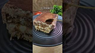 Tiramisu Cake without Mascarpone CheeseLady Finger Biscuit seiyalaama✨❤️No Bakecakerecipesshorts [upl. by Eboj]