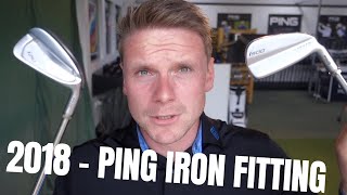 2018 PING IRON FITTING  AT THE PING EUROPEAN FITTING CENTRE [upl. by Sale]