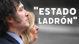 Milei en Italia Estado ladrón políticos amorales y Europa keynesiana [upl. by Giefer]