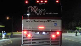 Trailways of New York  Pine Hill Trailways  NeOn [upl. by Lachman691]