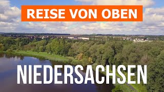 Bundesland Niedersachsen von oben  Drohnenvideo in 4k  Deutschland Niedersachsen aus der Luft [upl. by Athalie799]