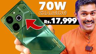 70W Charging phone for just Rs17999 Phone with Dynamic light effect Tecno Pova 6 Pro 5G collab [upl. by Eerhs]