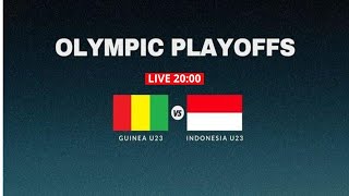 LIVE INDONESIA U23 VS GUINEA U23  KUALIFIKASI BABAK PLAY OFF OLIMPIADE PARIS 2024 [upl. by Fernandez332]