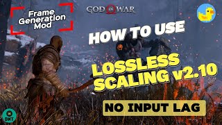 Lossless Scaling v210  How to optimize settings for God of War  No input Lag [upl. by Savory]