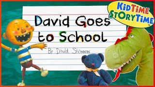 David Goes to School 🚌 a No David Back to School Kids Book Read Aloud [upl. by Animor]