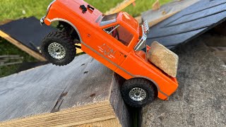 Axial SCX24 chevy C10 🛻🎮 [upl. by Eirrac]