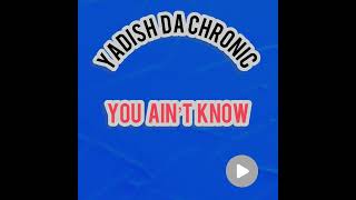 Yadish Da Chronic  You Ain’t Know [upl. by Briscoe]