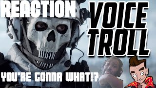 Reaction Azerrz VOICE Trolling MW3 LOBBIES 2 quotVinny amp The Time Travelerquot [upl. by Hahsi]