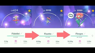 Flabebe evolution into Floette and Florges in Pokemon GO  Trainer Ari [upl. by Akemahs]