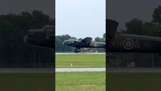 Avro Lancaster arrival into EAA [upl. by Arundell]