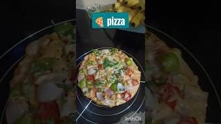 how to make pizza with readymade pizza base🍕 shortsshort viral [upl. by Anala354]