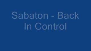 Sabaton  Back In Control  Lyrics [upl. by Anaidirib]