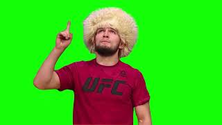 Khabib Pointing Up to the Sky  Green Screen [upl. by Casilda213]