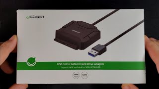 UGREEN USB to SATA Hard Drive Adapter Unboxing [upl. by Egan]