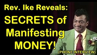 Rev Ike Reveals Secrets of MANIFESTING Money  Rare Recorded Interview with Michele Blood [upl. by Mcgraw]