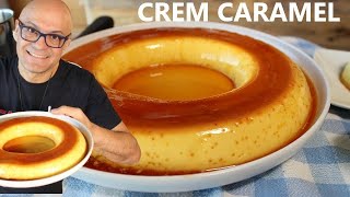 CREM CARAMEL quello Vero la ricetta del Crem Caramel senza farina senza polverine  crème caramel [upl. by Felita]