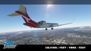 MSFS2020  CRJ1000  YSSYYBNAYSSY [upl. by Esenwahs455]