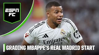 Giving Kylian Mbappe a grade for his Real Madrid start 📝  ESPN FC [upl. by Ronda]