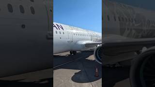 Hawaiian Airlines Airbus A321 Neo takeoff from Kona Hawaii KOA hawaiianairlines aviation [upl. by Pare]