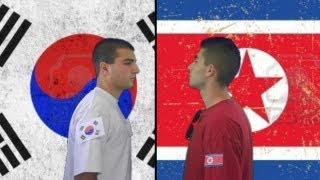 North Korea vs South Korea  Immortal Rap Battles Of Nations 7 [upl. by Brandice158]