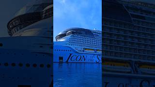 Huge cruise ship Icon of the Seas🚢 come and seek The best travel ever cruise shorts travel [upl. by Inahet724]