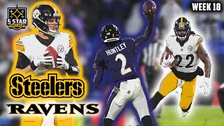 The Steelers Make the Playoffs Steelers vs Ravens Week 18 Highlights  5 Star Matchup [upl. by Irehs448]