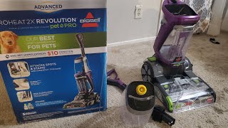 BISSEL PROHEAT 2x PET CARPET CLEANER HOW TO USE [upl. by Adrahs]