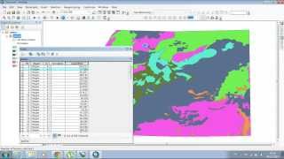 Calcul de la superficie dun shapefile sous ArcMap 101 ArcGis  Tutoriel [upl. by Angell]