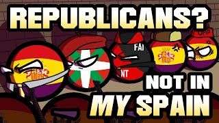 The Spanish Civil War  Civil War in the Civil War and The Ebro Offensive  Polandball History [upl. by Glimp]