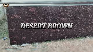 quotStylish Desert Brown Granite For Modern Home Interiorquot [upl. by Atiuqet]