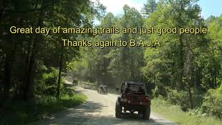 Trail Ride with the BAJA group Smokey Mountain Jeep Invasion 2023 [upl. by Panaggio]