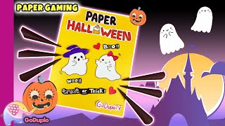 Paper HANTU HALLOWEEN Foto Depan Kuburan 👻  Goduplo TV [upl. by Sausa216]